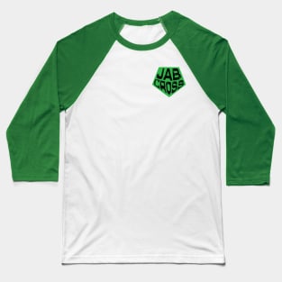 GREEN Jab Cross brand logo Baseball T-Shirt